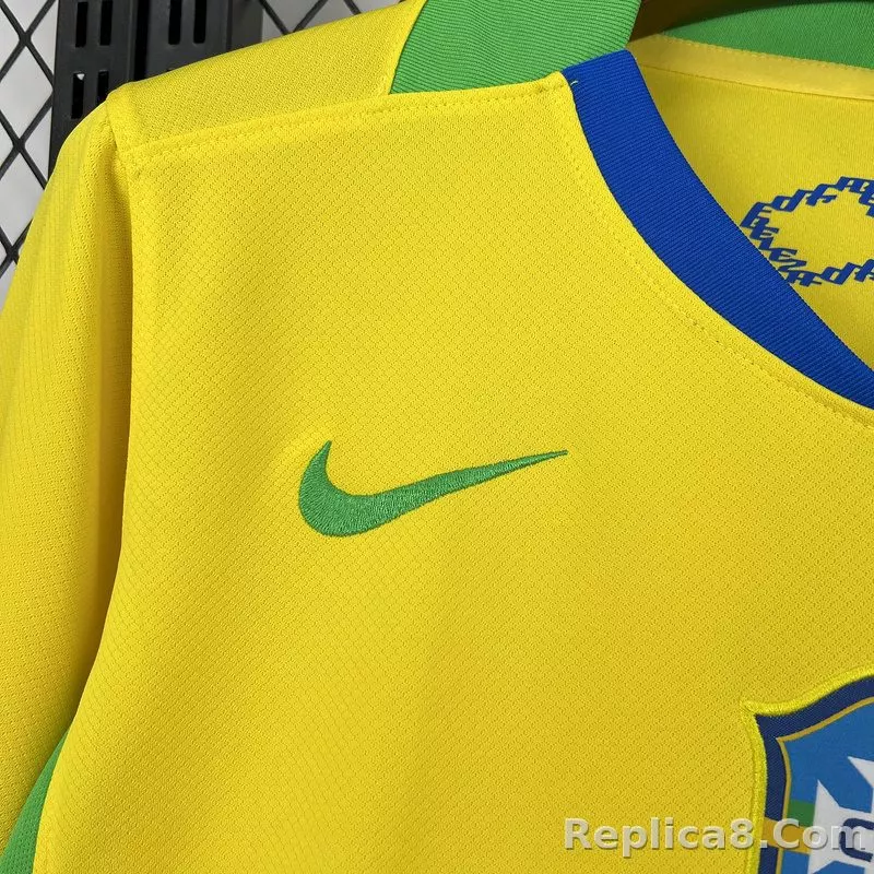 25-26 Brazil Home Football Jersey - detail