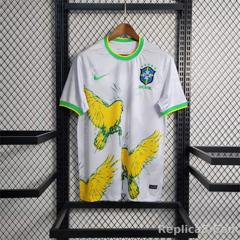 2023 Brazil White Pigeon Special Edition Kit Football