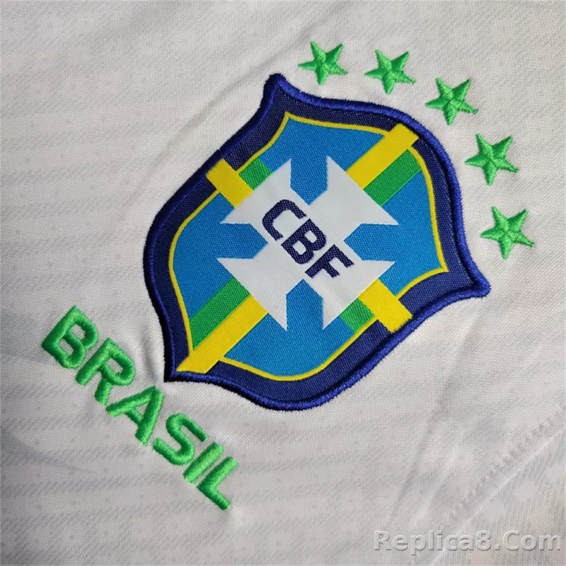 2023 Brazil White Pigeon Special Edition Kit Football - detail