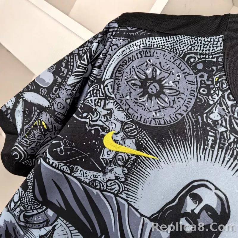 2024 Brazil Christ the Redeemer Special Kit Shirt Football - detail