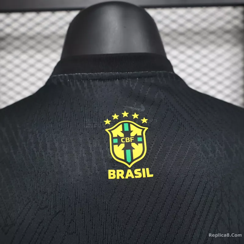 2024 Brazil Christ the Redeemer Special Kit Player Version Shirt Football - detail