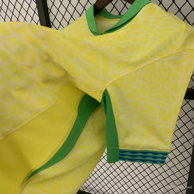 2024 Brazil Home Copa America Football Jersey - detail