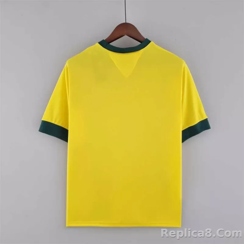 1970 Brazil World Cup Home Retro Jersey - detail