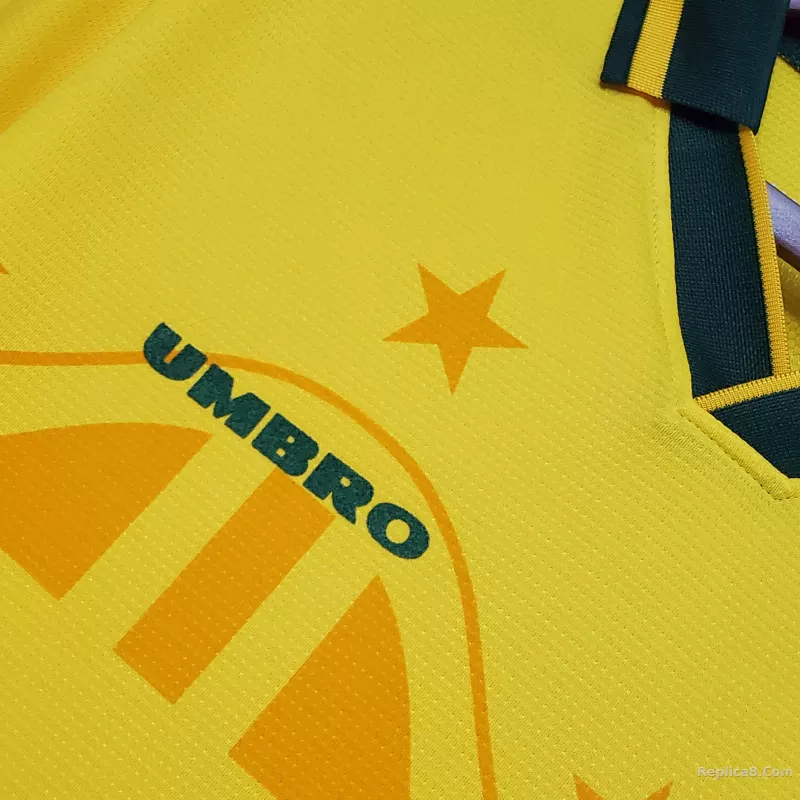 1994 Brazil World Cup Home Retro Jersey - detail