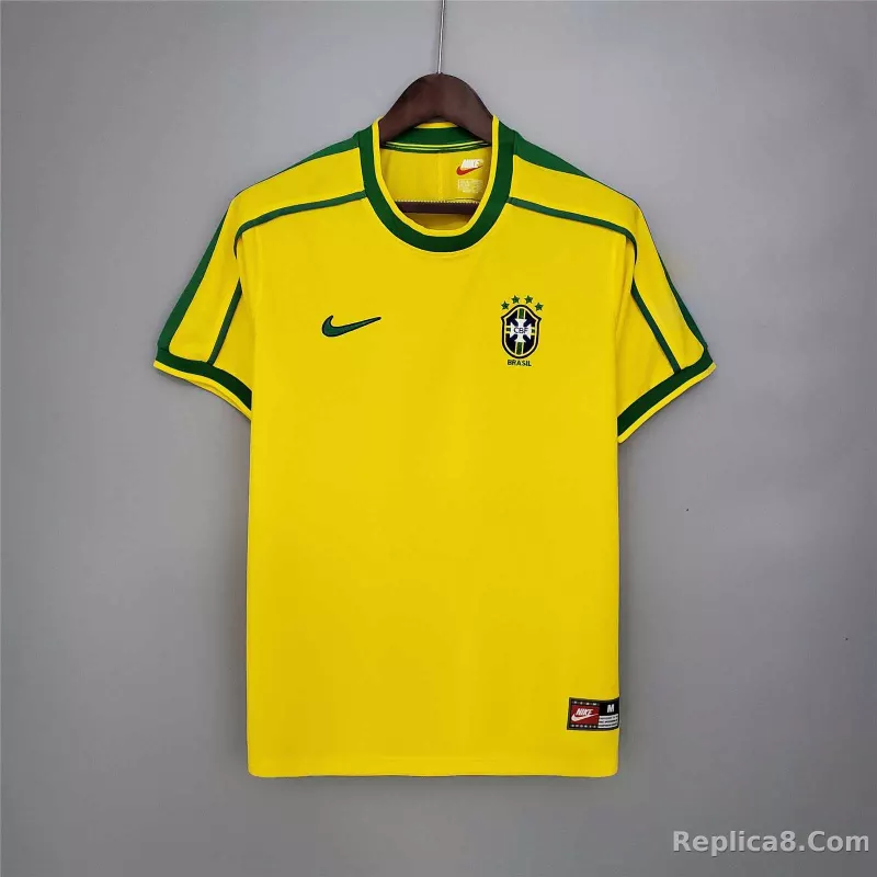 1998 Brazil World Cup Home Retro Jersey
