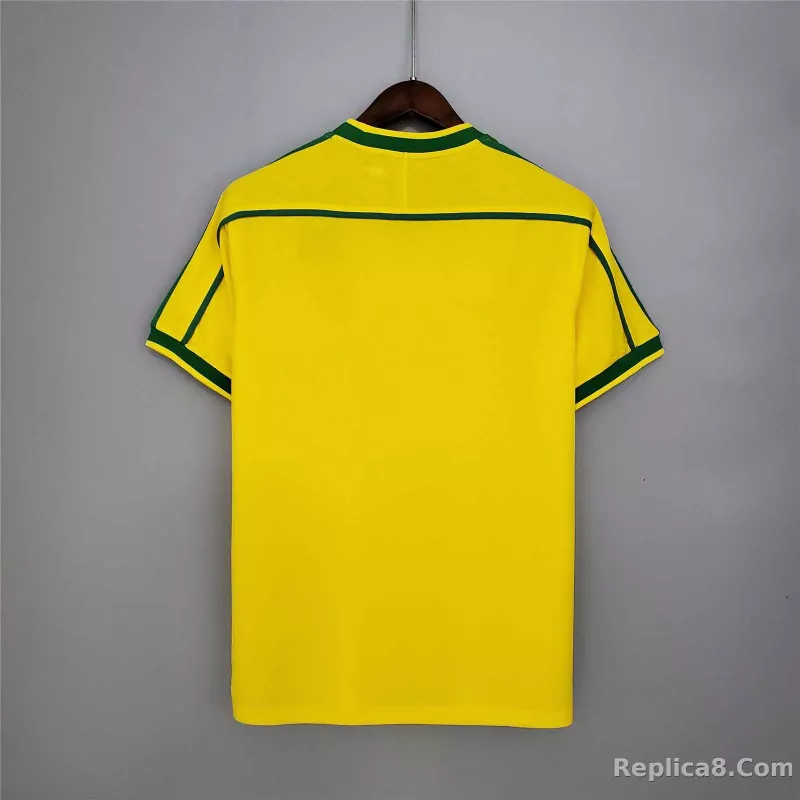 1998 Brazil World Cup Home Retro Jersey - detail