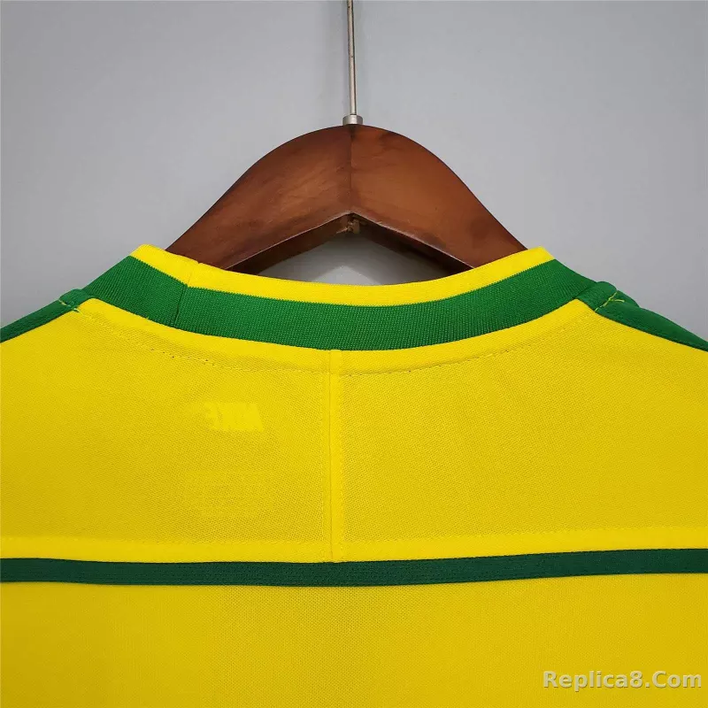 1998 Brazil World Cup Home Retro Jersey - detail