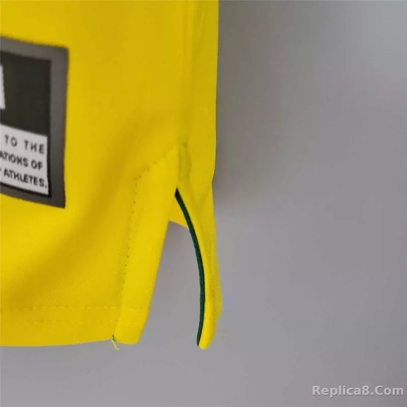1998 Brazil World Cup Home Retro Jersey - detail