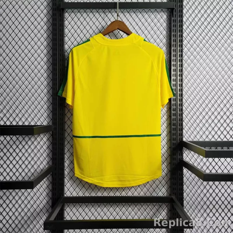 2002 Brazil World Cup Home Retro Jersey - detail