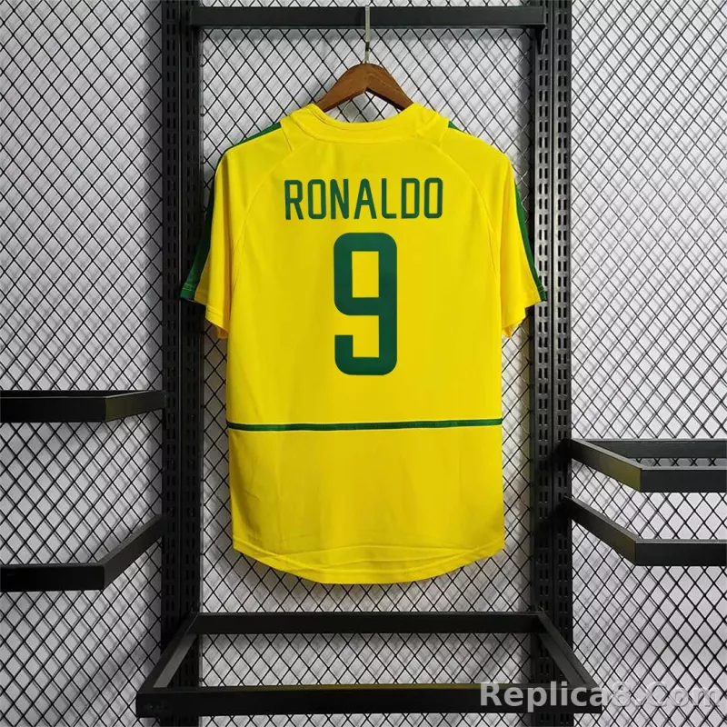 2002 Brazil World Cup Home Retro Jersey - detail