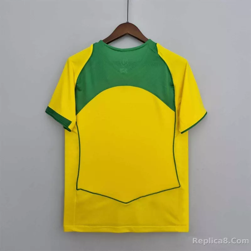 2004 Brazil World Cup Home Retro Jersey - detail