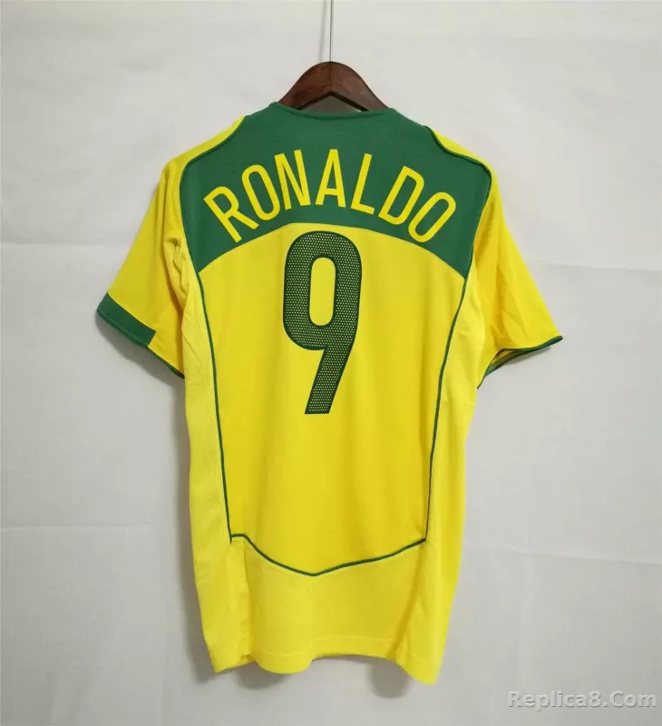 2004 Brazil World Cup Home Retro Jersey - detail