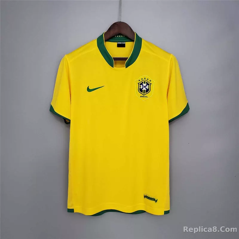 2006 Brazil World Cup Home Retro Jersey