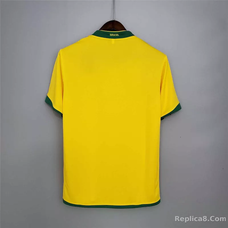2006 Brazil World Cup Home Retro Jersey - detail