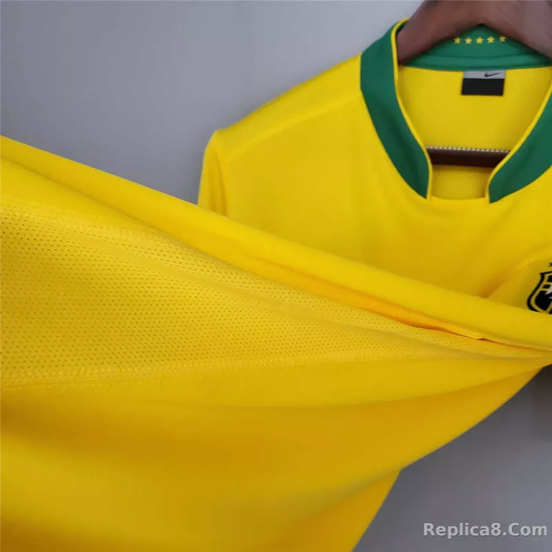 2006 Brazil World Cup Home Retro Jersey - detail