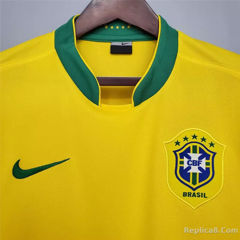 2006 Brazil World Cup Home Retro Jersey - detail