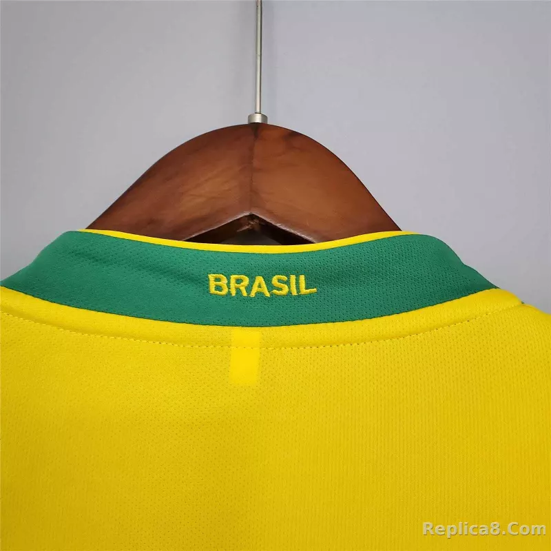 2006 Brazil World Cup Home Retro Jersey - detail