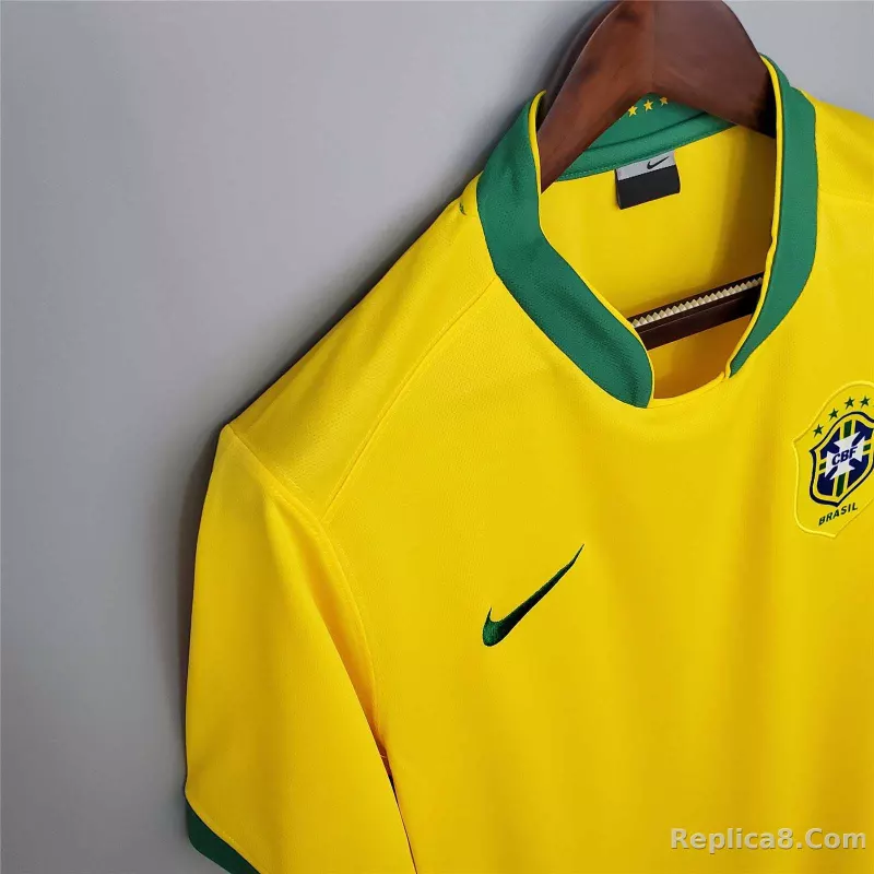 2006 Brazil World Cup Home Retro Jersey - detail