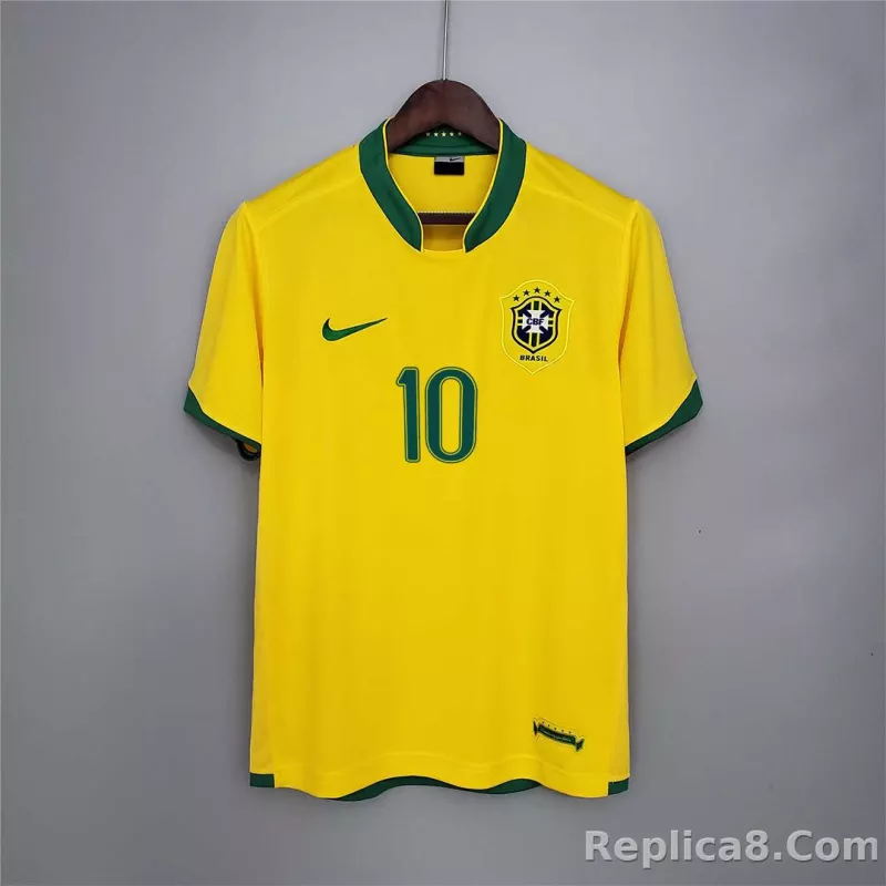 2006 Brazil World Cup Home Retro Jersey - detail