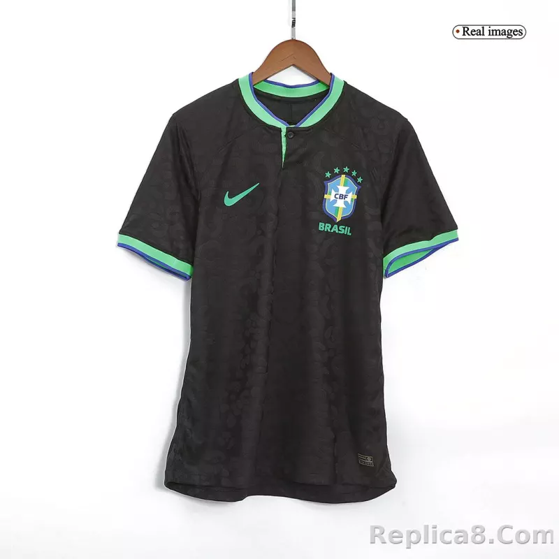 2022 Brazil Jersey The Dark Replica World Cup Player Version - detail