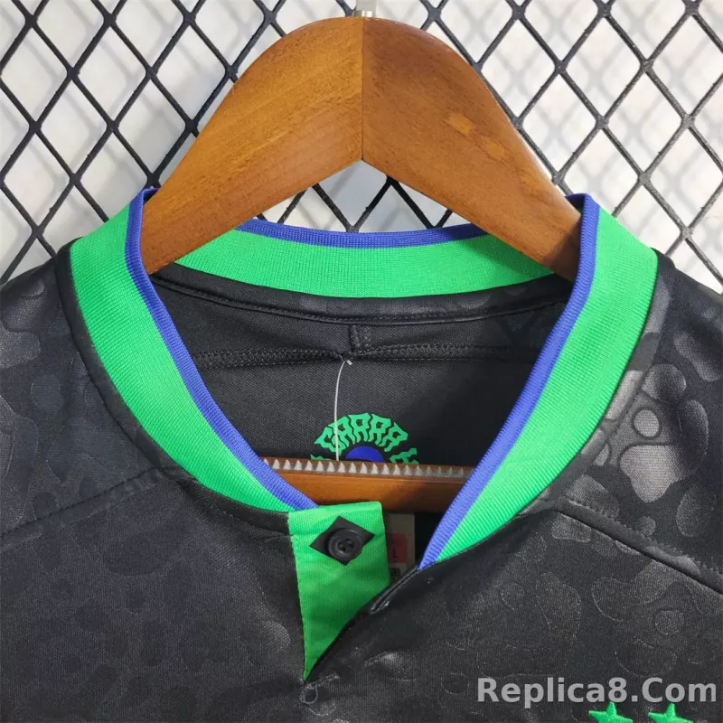 2022 Brazil Jersey The Dark Replica World Cup - detail