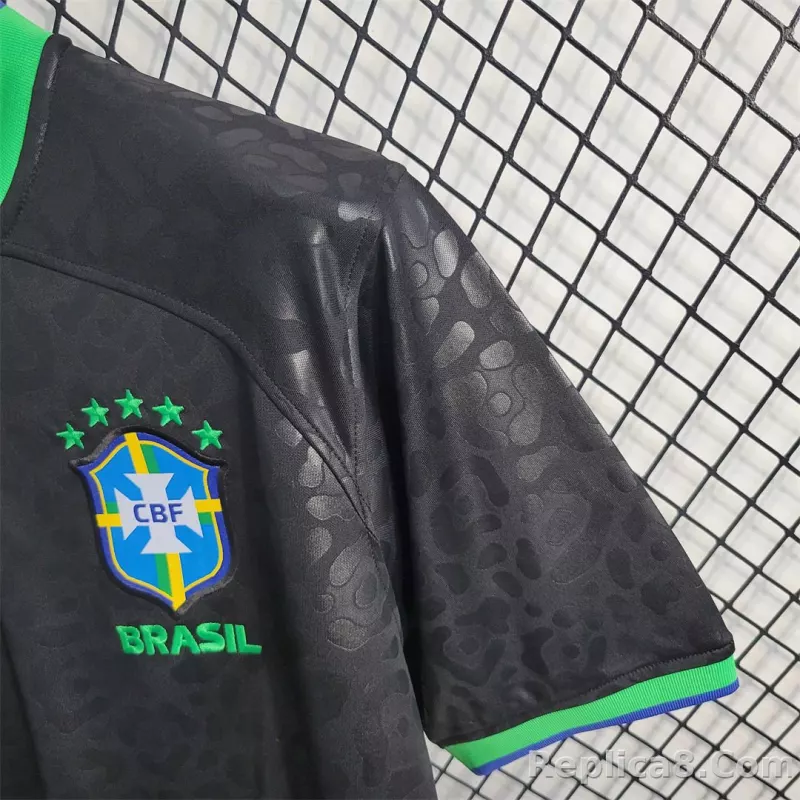 2022 Brazil Jersey The Dark Replica World Cup - detail
