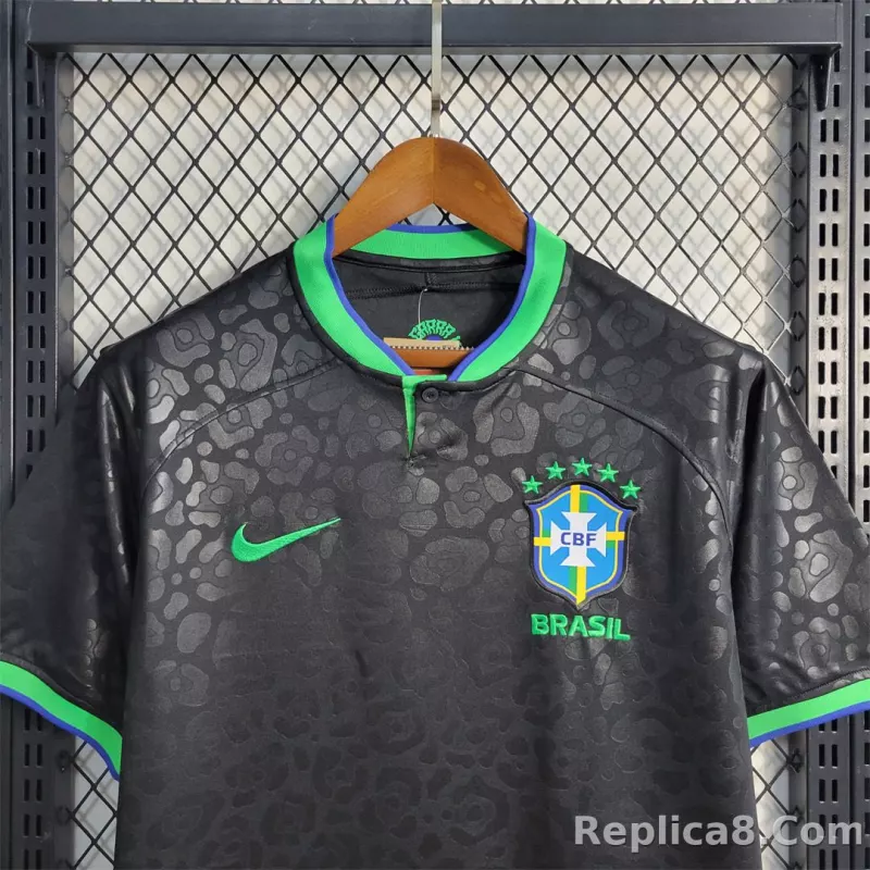 2022 Brazil Jersey The Dark Replica World Cup - detail