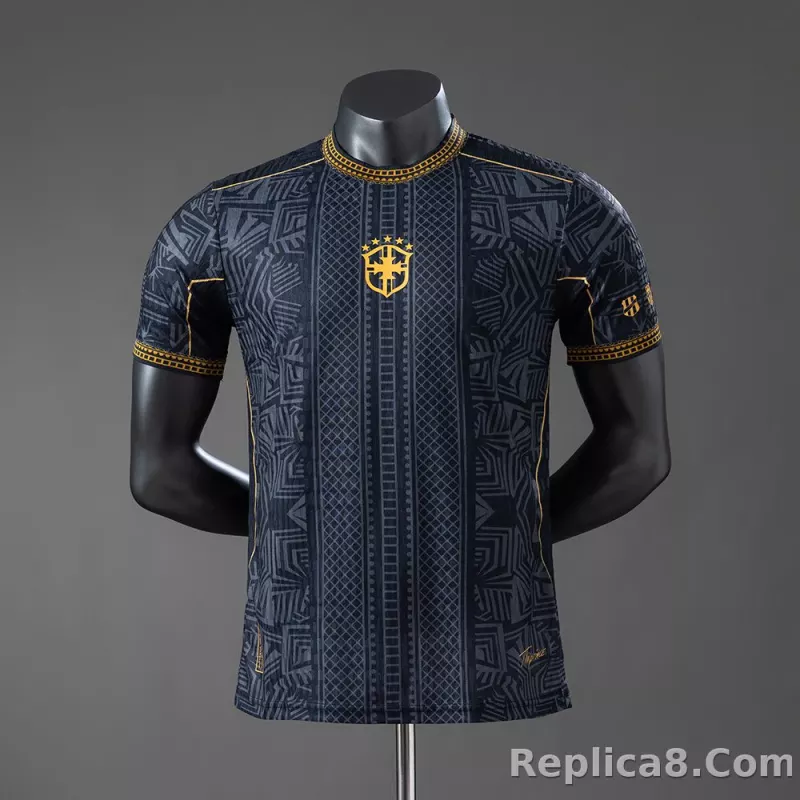 2026 Brazil Special Soccer Jersey Player Version Black