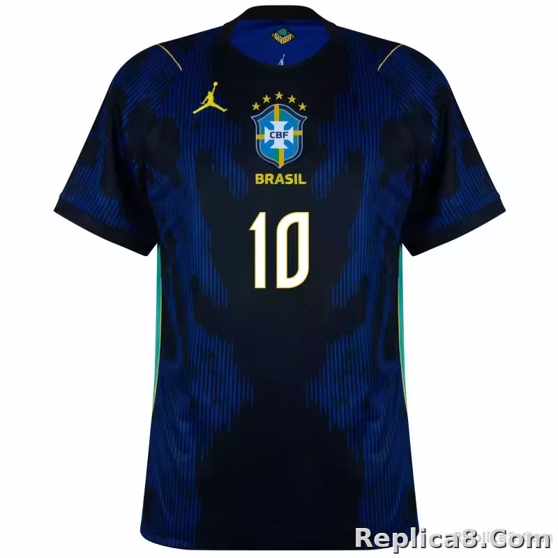 Nike Brazil Away Neymar Jr 10 Shirt 2026-2027 - detail