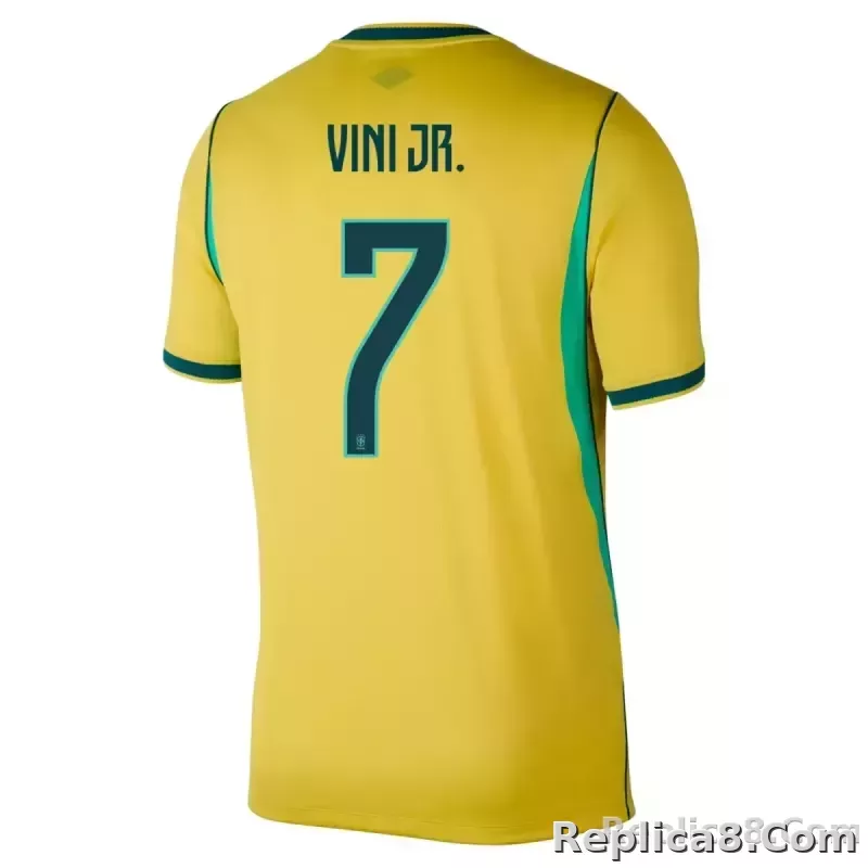 Vini Jr. #7 Brazil Home Jersey World Cup 2026