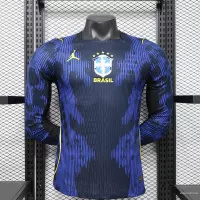 2026 Brazil Away World Cup Jersey Player Version Long Sleeve - view 1
