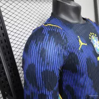 2026 Brazil Away World Cup Jersey Player Version Long Sleeve - view 4