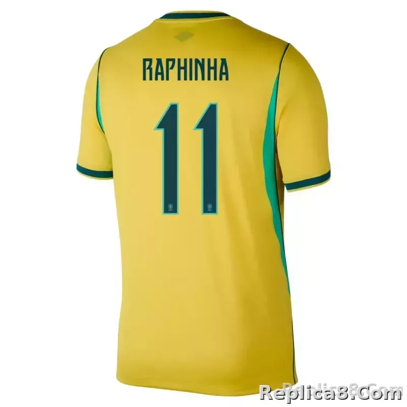 RAPHINHA #11 Brazil Home Jersey World Cup 2026