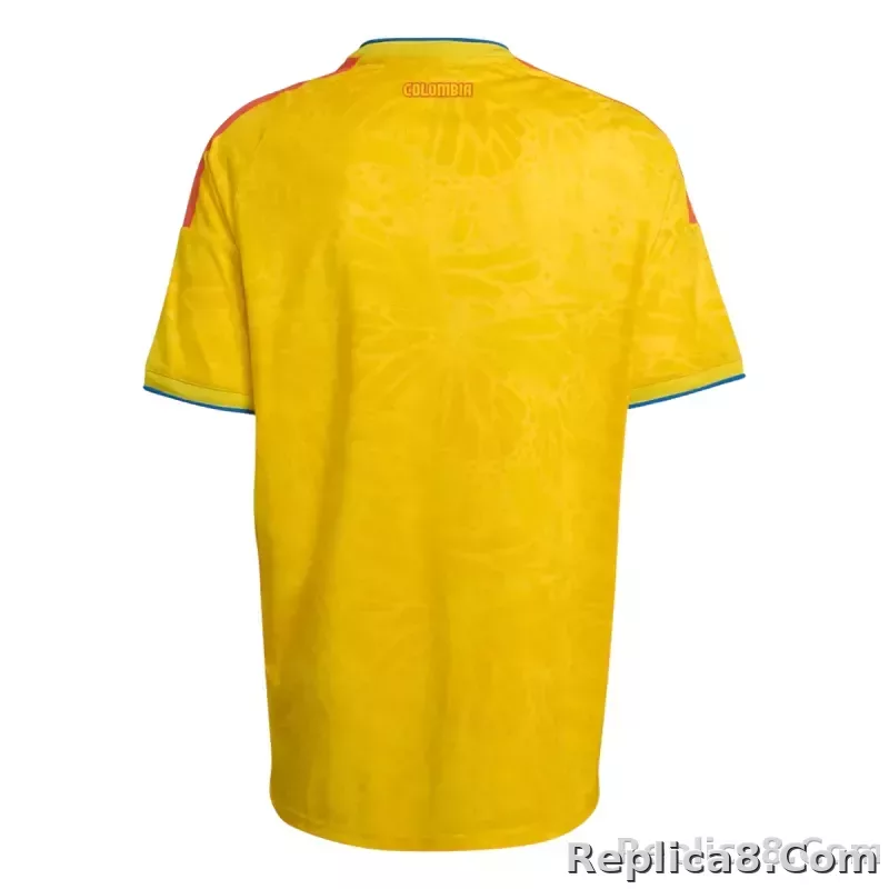 2026 Colombia Home World Cup Soccer Adult Kit Jersey+Shorts - detail