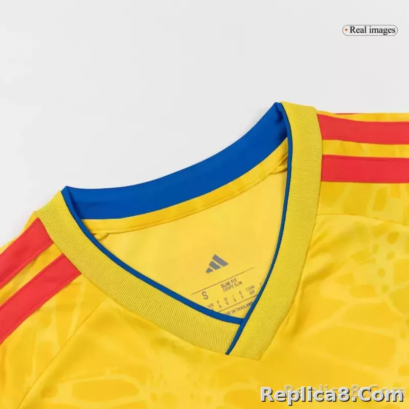 2026 Colombia Home World Cup Soccer Adult Kit Jersey+Shorts - detail