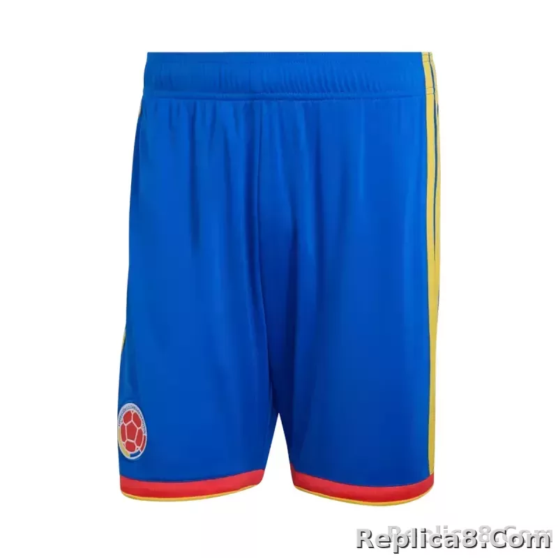 2026 Colombia Home World Cup Soccer Adult Kit Jersey+Shorts - detail