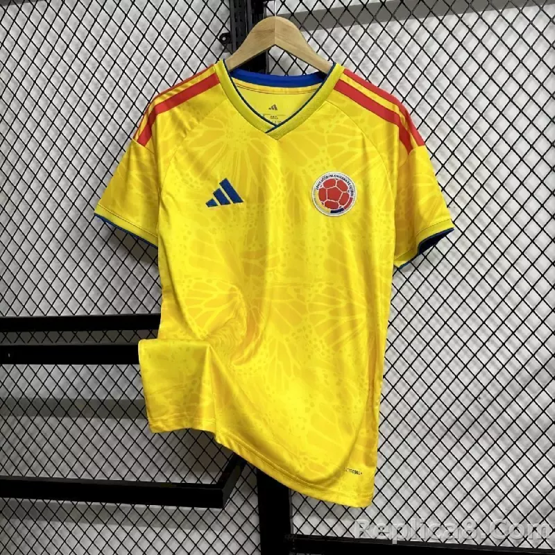 2026 Colombia Home World Cup Soccer Jersey