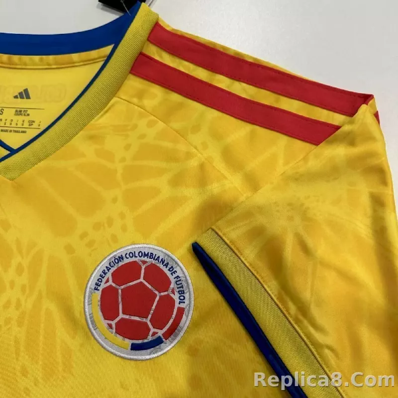 2026 Colombia Home World Cup Soccer Jersey - detail