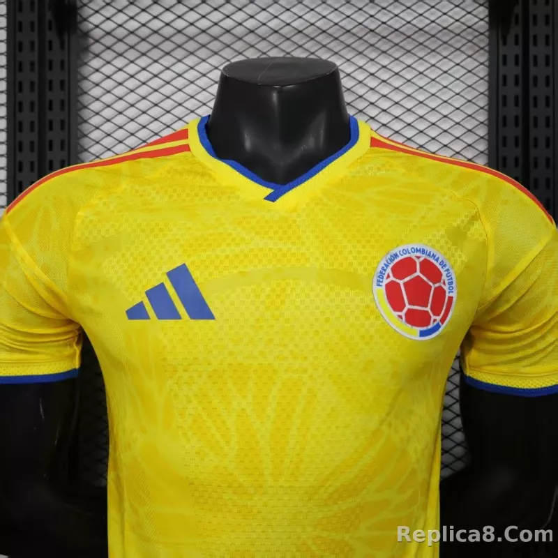 2026 Colombia Home World Cup Jersey Player Version - detail