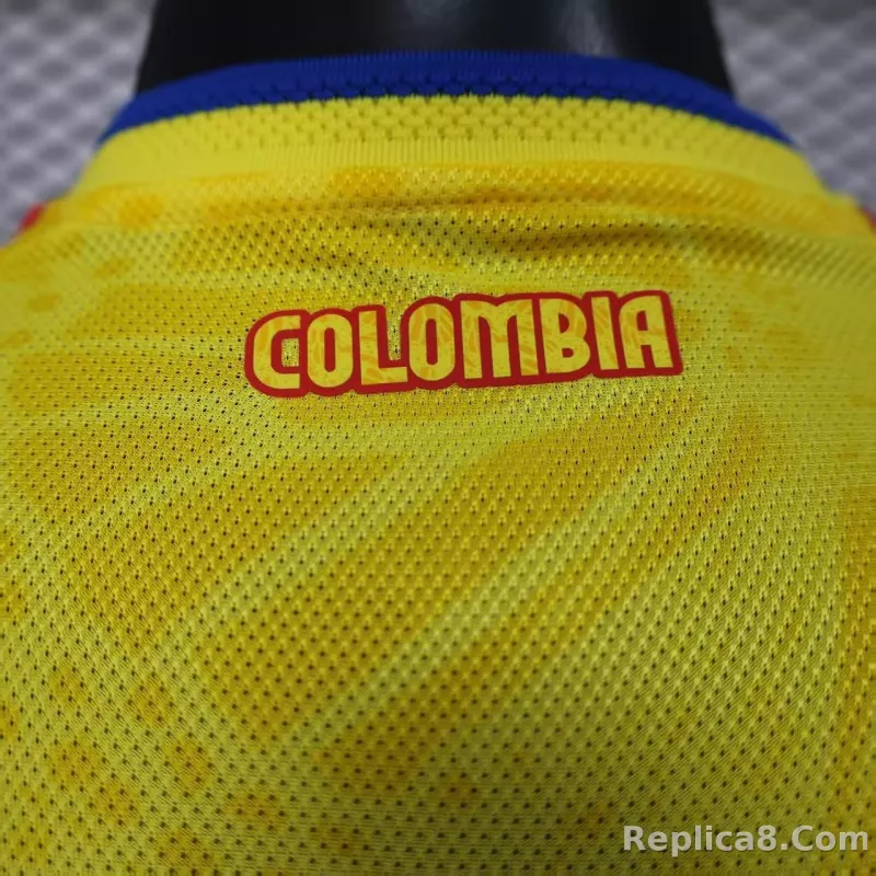 2026 Colombia Home World Cup Jersey Player Version - detail