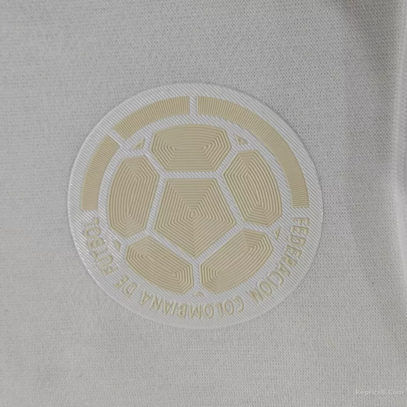 2024 Colombia  100th Anniversary  White Hoodie Jacket 1:1 Thai Quality - detail