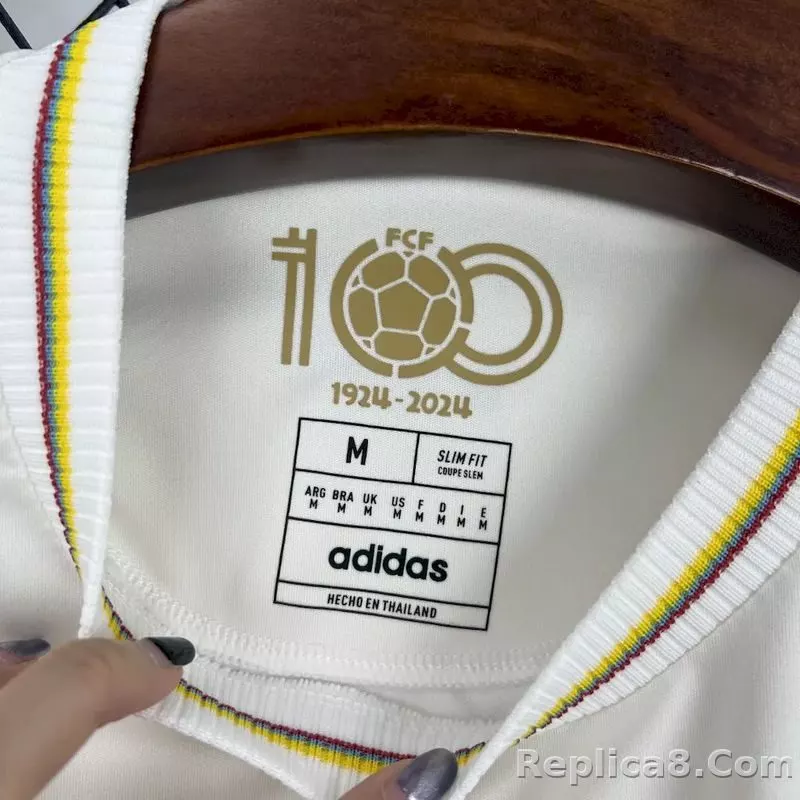 2024 Colombia 100th White Anniversary Collection Jersey White - detail