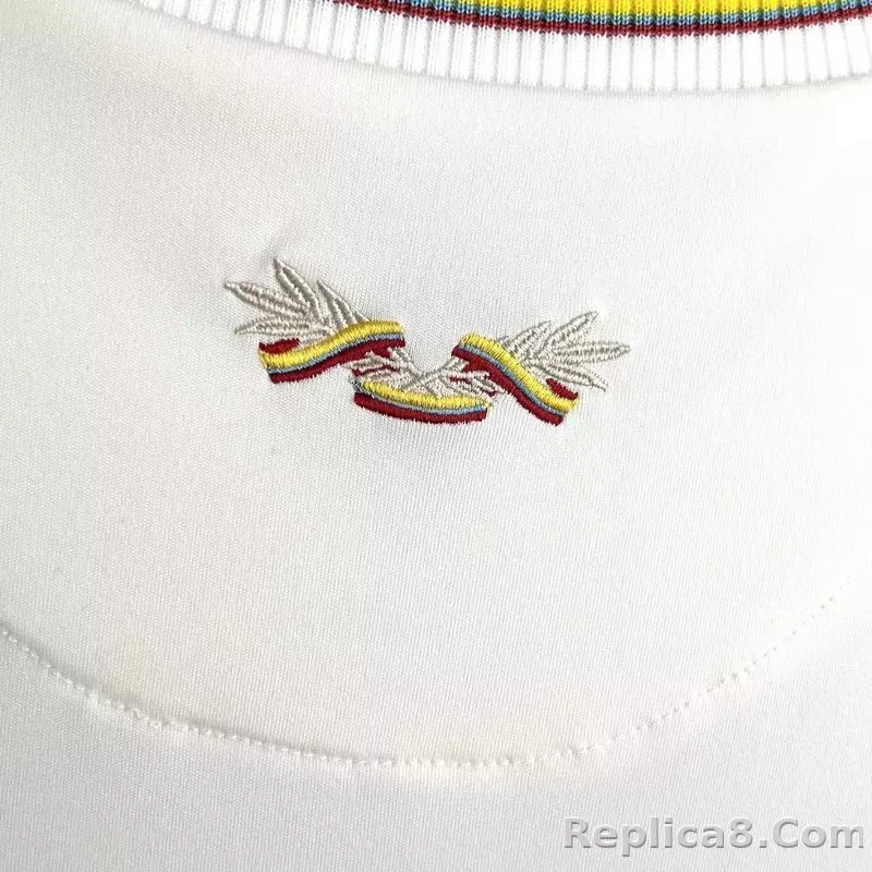 2024 Colombia 100th White Anniversary Collection Jersey White - detail