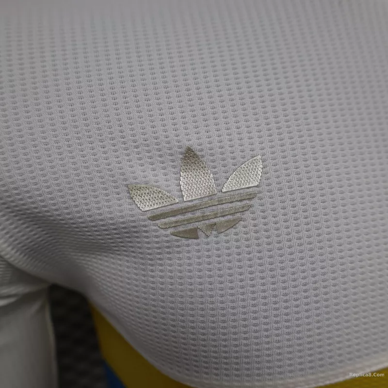 2024 Colombia 100th White Anniversary Jersey Player Version Long Sleeve - detail
