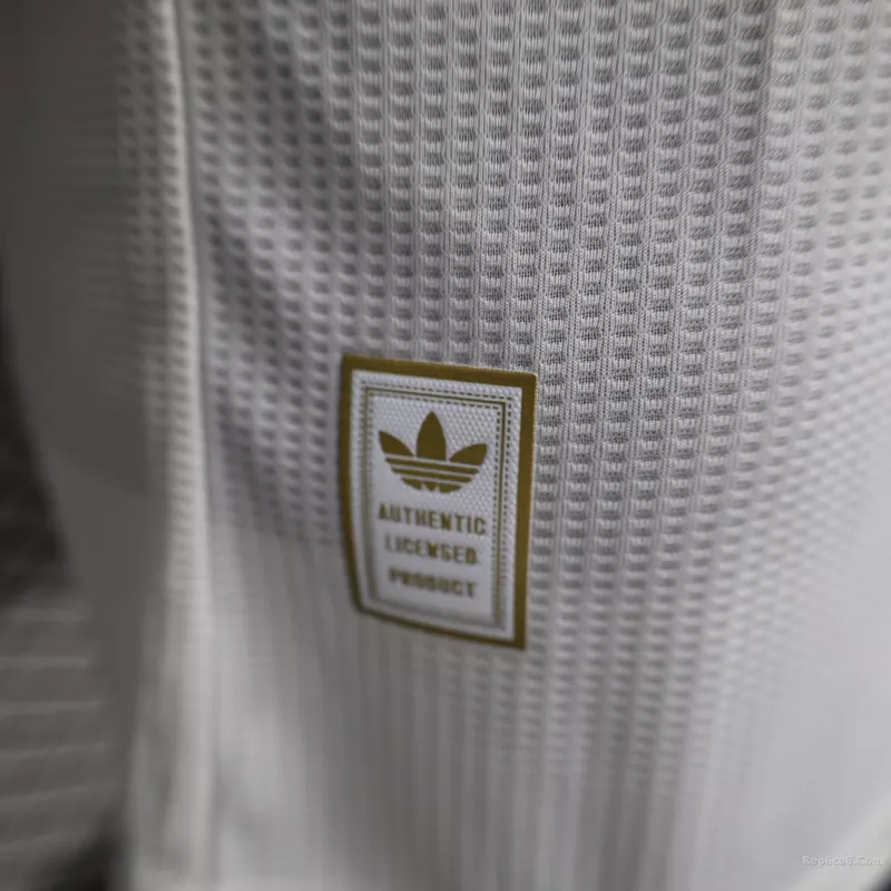 2024 Colombia 100th White Anniversary Jersey Player Version Long Sleeve - detail