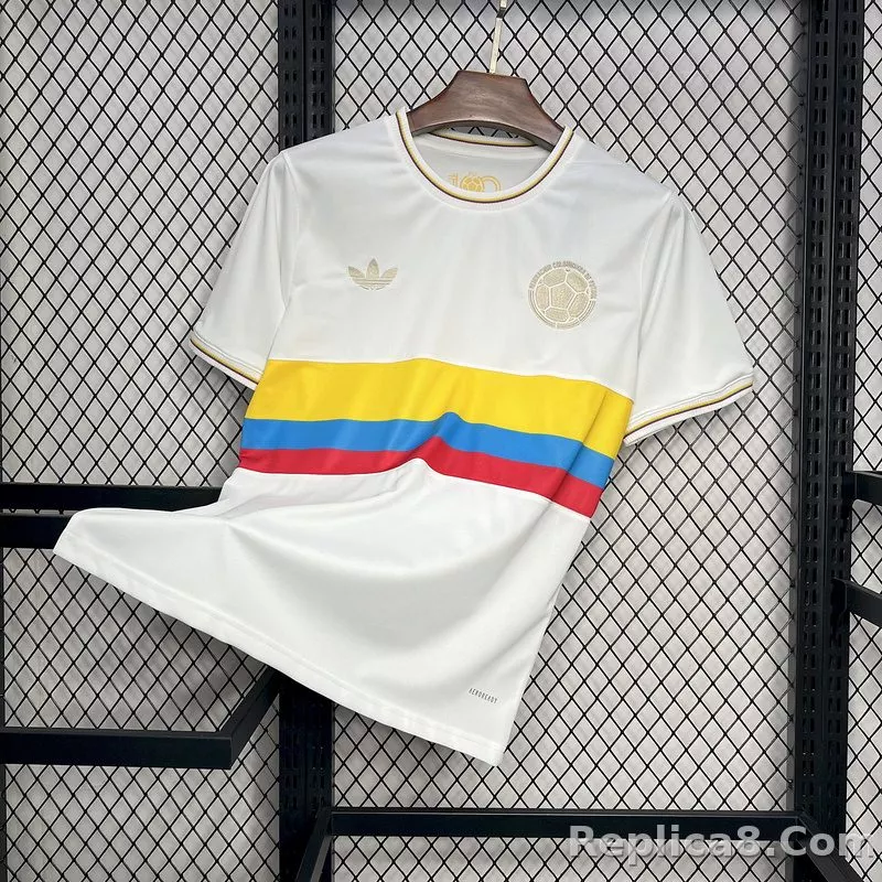 2024 Colombia 100th White Anniversary Jersey