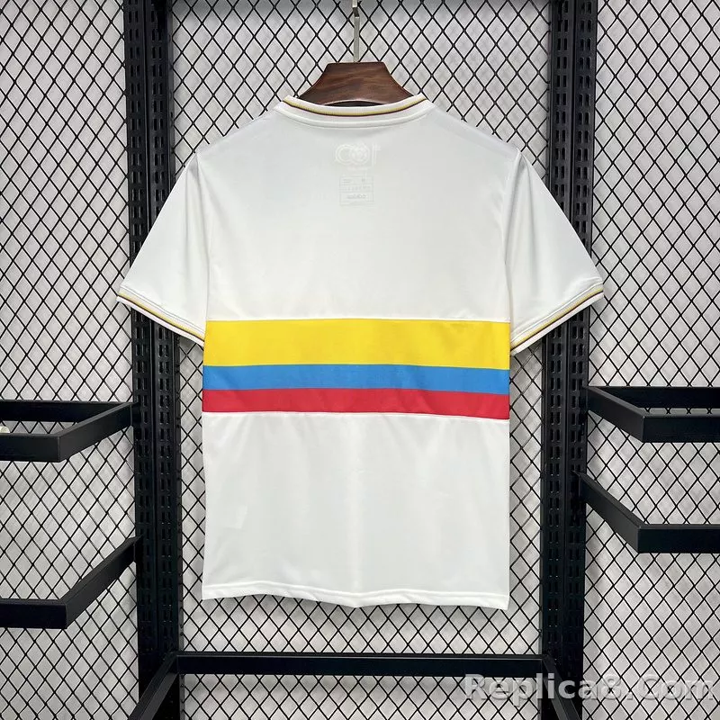 2024 Colombia 100th White Anniversary Jersey - detail