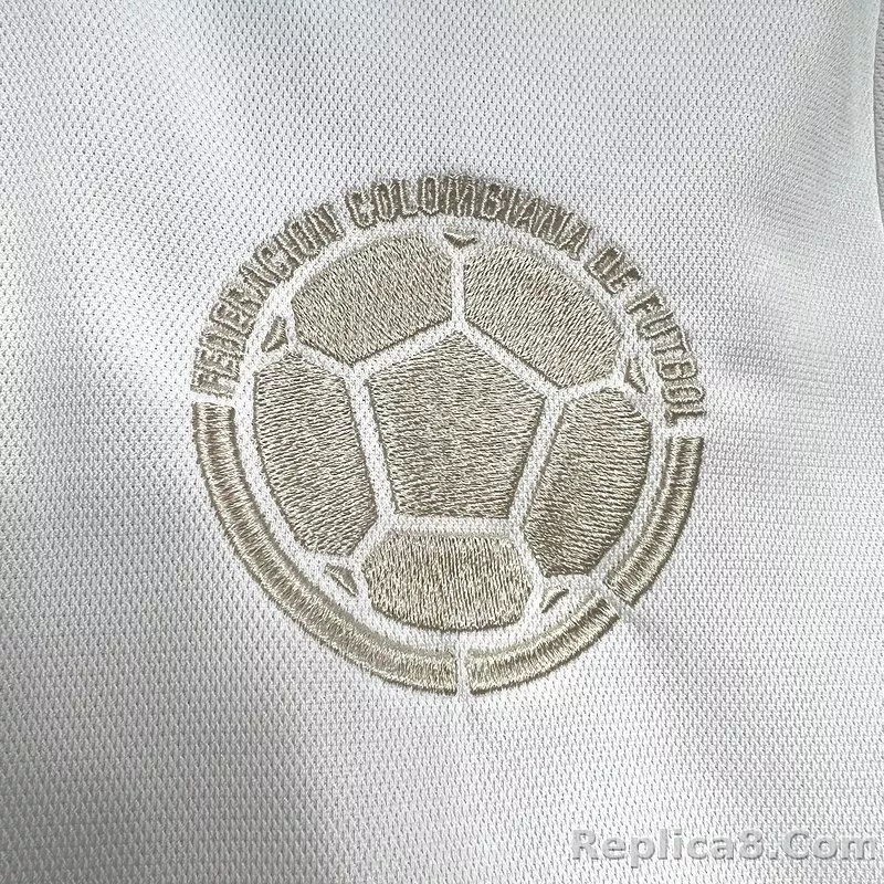 2024 Colombia 100th White Anniversary Jersey - detail