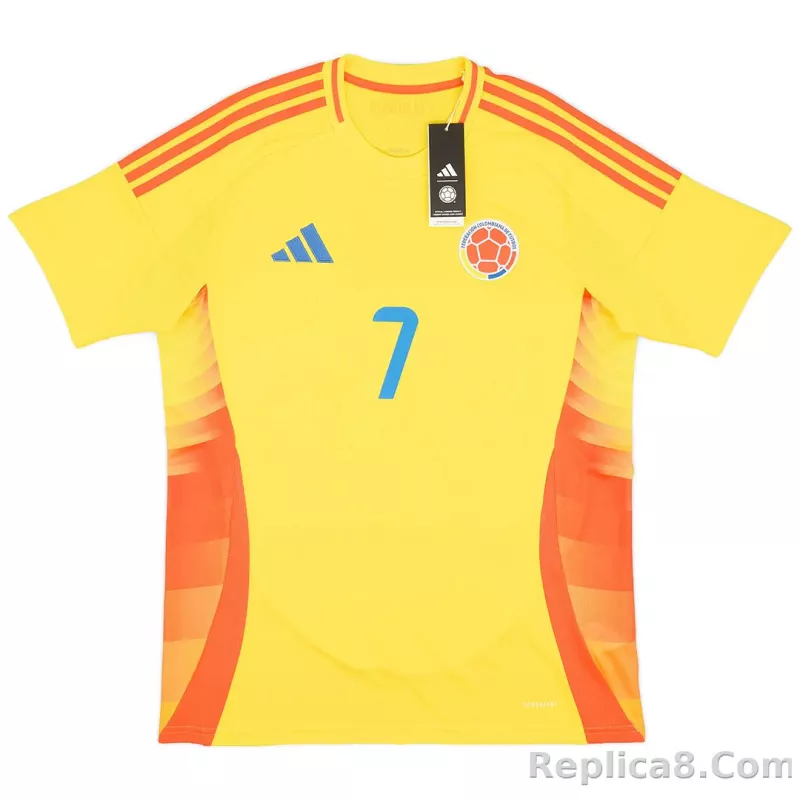 2024 Colombia L.DÍAZ #7 Home Jersey Copa America - detail