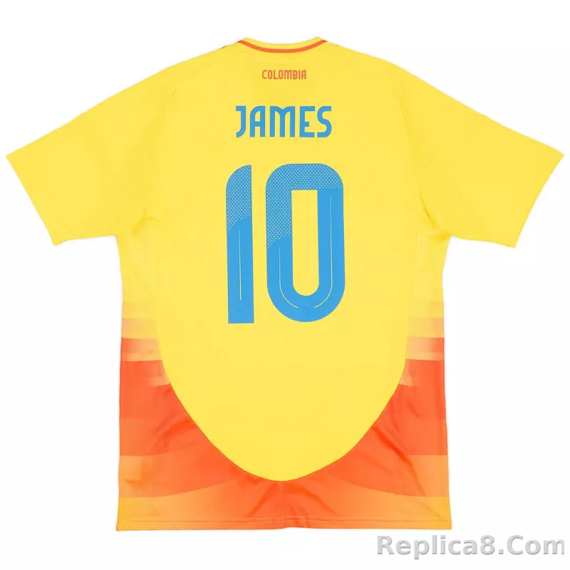 2024 Colombia JAMES #10 Home Jersey Copa America
